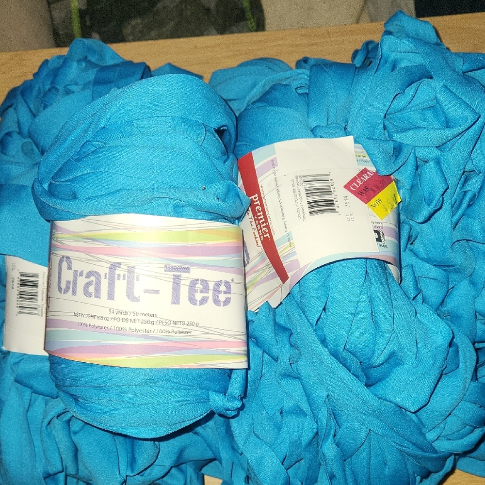 Premier Craft-Tee Blue Yarn Bundle (5)